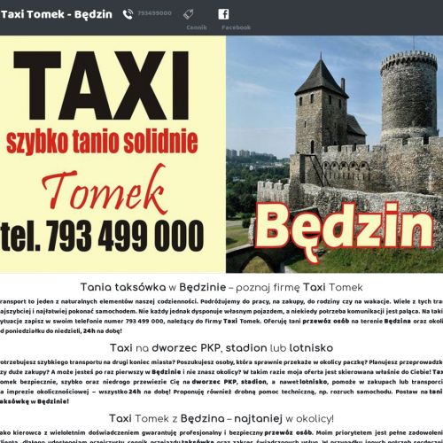Taksówka 24h - Będzin